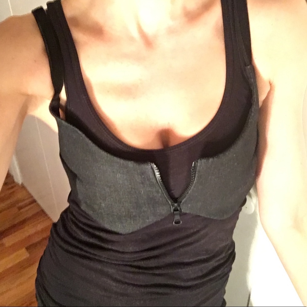 N+C Denim and Velvet Top - Picture 6 of 6